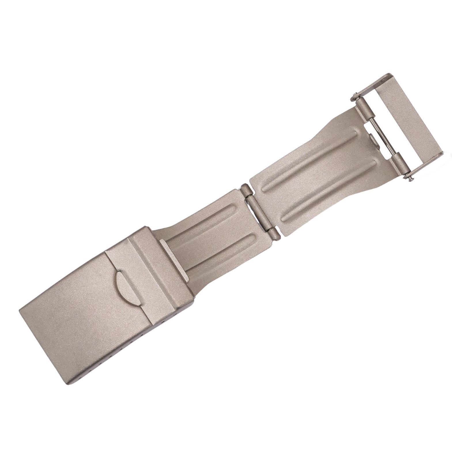 Mens Titanium Buckle Safety Clasp Metal Band 16mm 18mm 20mm Strap Bracelet New
