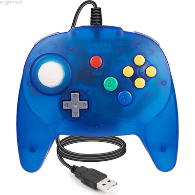 USB N64 Mini Wired Game Controller for STEAM Super RetroCade Switch PC MAC