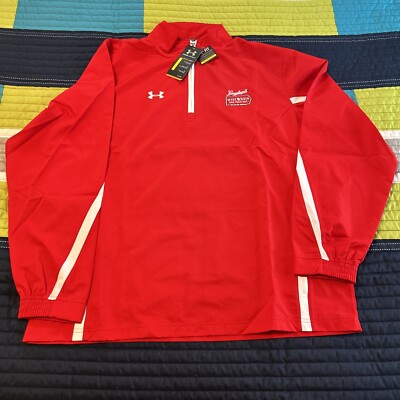 UNDER ARMOUR LEINENKUGEL S WISCONSIN RED PALE ALE PULLOVER JACKET - MEN S XXL