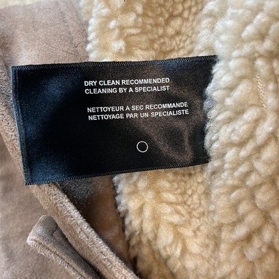 Pre-owned New York Blank Nyc Men's Brown Suede Jacket W/ Cream Sherpa Lining, “into The Wild”, M In Ivory