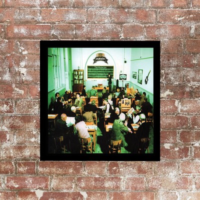 Framed Album Cover Print - Masterplan by Oasis