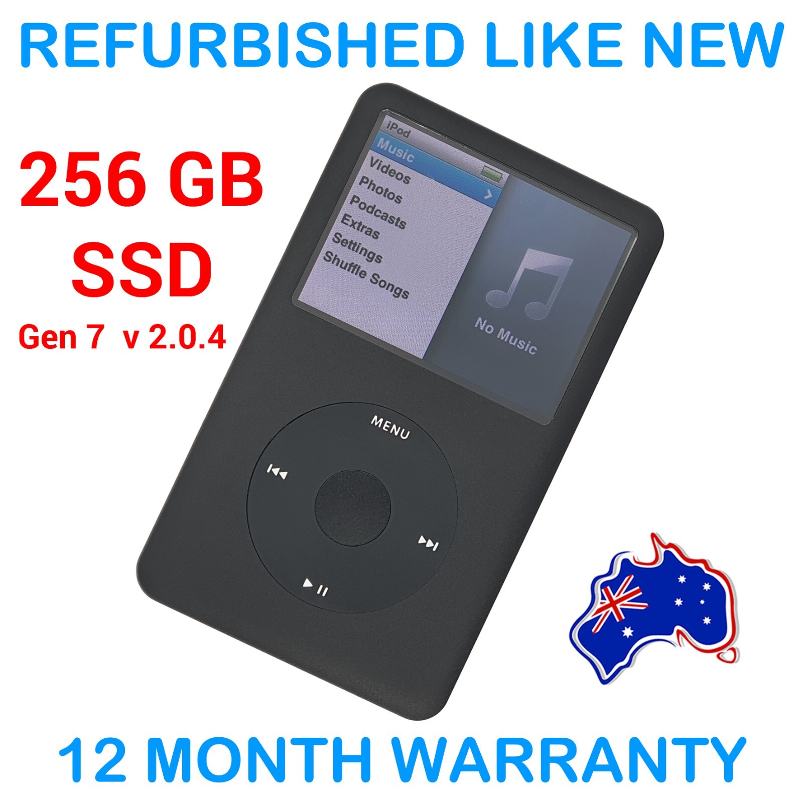 iPod classic 160GB MC297J 256GB SDカスタマイズ