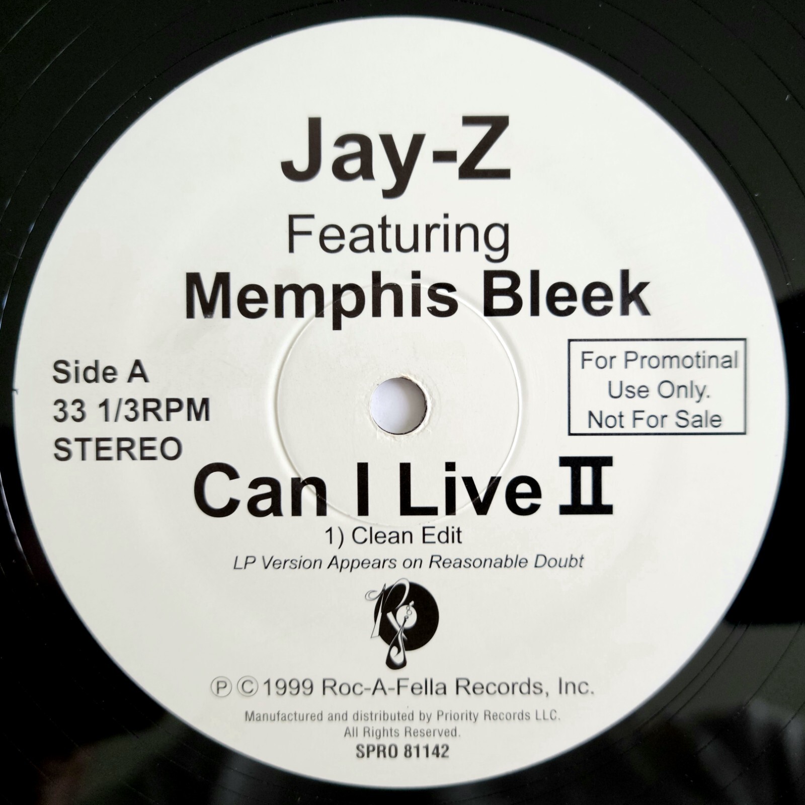 1999 - JAY-Z - CAN I LIVE II - ROC-A-FELLA RECORDS PROMO
