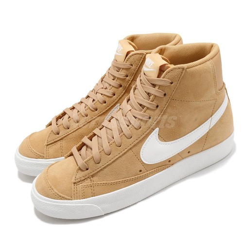 

Женский повседневный стиль жизни Nike Wmns Blazer Mid 77 Wheat White Suede DB5461-701, Коричневый, Wmns Blazer Mid 77 Suede