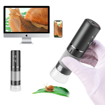 4K WiFi Digital Microscope Camera for iPhone Android Phone and Windows Mac PC...