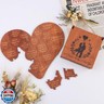 JAPDNK Wooden Puzzles for Adults - Sentimental Birthday Gifts for Girlfriend Boyfriend - Thank You Gifts for Women Puzzle Piece