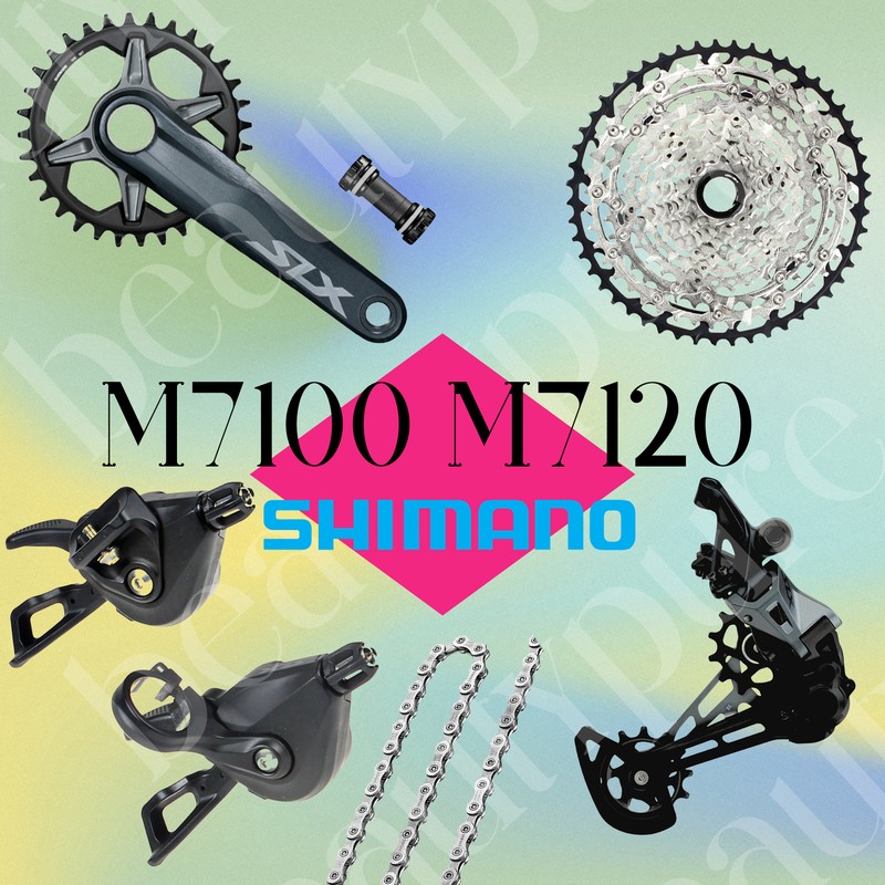 Shimano SLX M7100 1x12-speed MTB Groupset w/FC-M7120 Crankset NEW