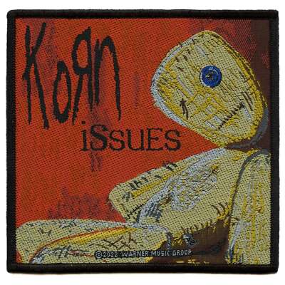 Korn Issues Album Cover Patch Nu Metal 90's Rock Woven Iron