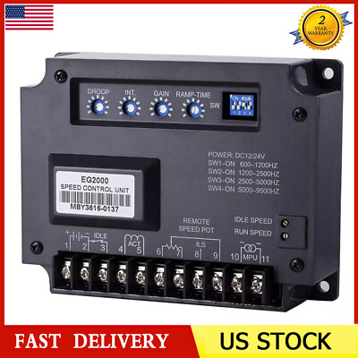 EG2000 Electronic Engine Speed Governor Controller Generator Controller Panel