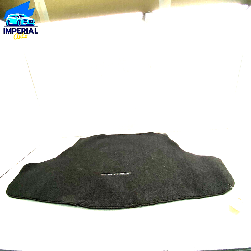 Used TOYOTA CAMRY TRUNK CARPET MAT BLACK 2018-2023 OEM