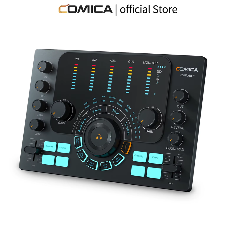 ADCaster C2 Audio Interface Streaming/Podcasting/Recording Multi-functional Audi