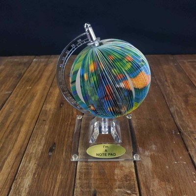 Earth Notepaper Globe with Stand 