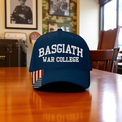 Embroidered Basgiath War College Washed Hat, Fourth Wing Embroidered Hat, Xaden