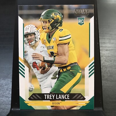 2021  Score Trey Lance #303 North Dakota State Bison  Rookie RC