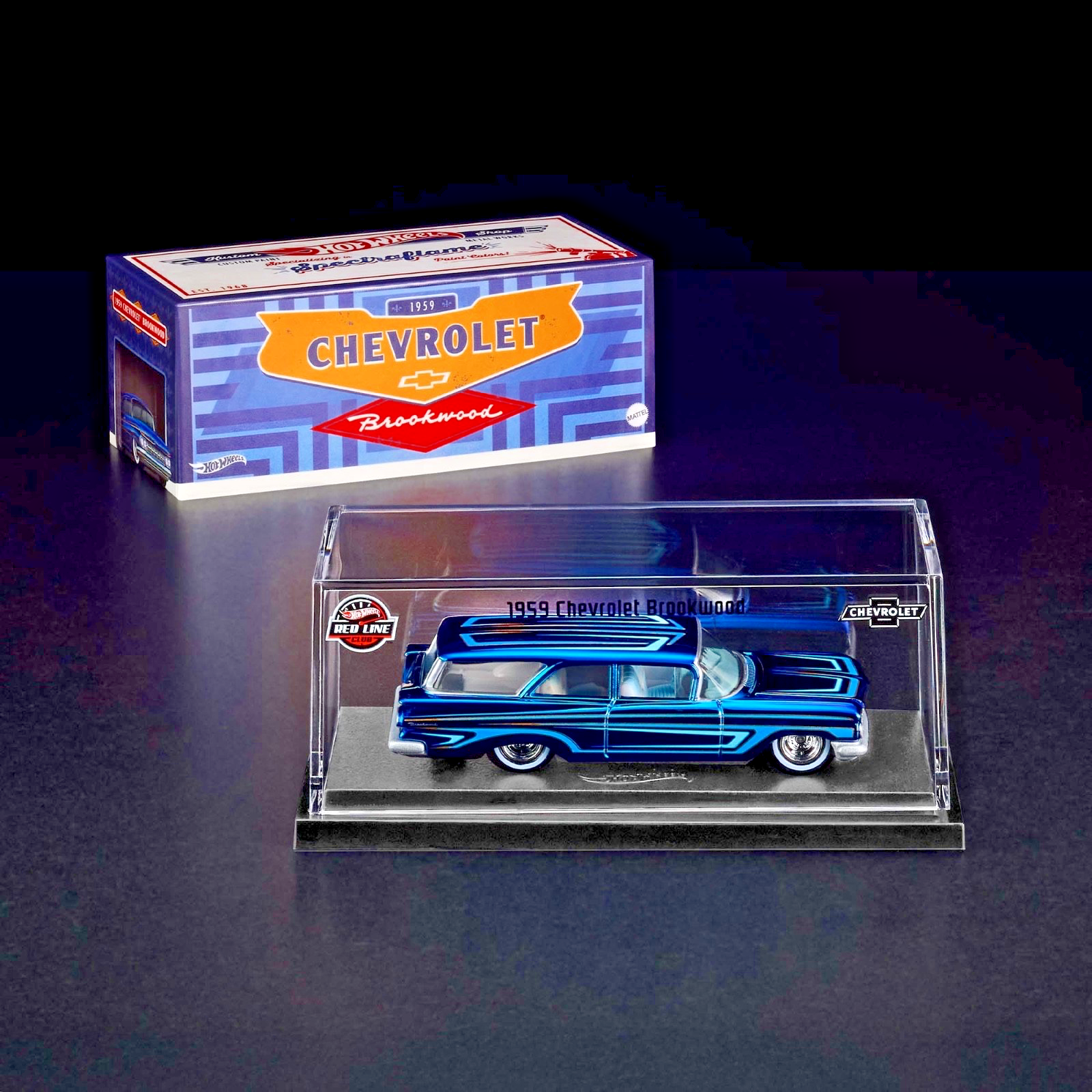 Chevrolet Brookwood ミニカー RLC hotwheels RLC Exclusive 1959 Chevrolet Brookwood | Mattel Creations