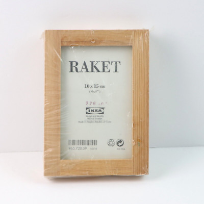 IKEA RAKET Set of 3 Unfinished Wood 4x6'' 10x15cm Picture Frames Craft Project