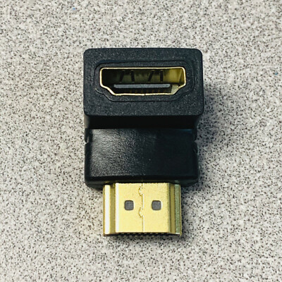 4K HDMI Adapter 90 degree Right Angle Male to Female Type Port up Angled adaptor