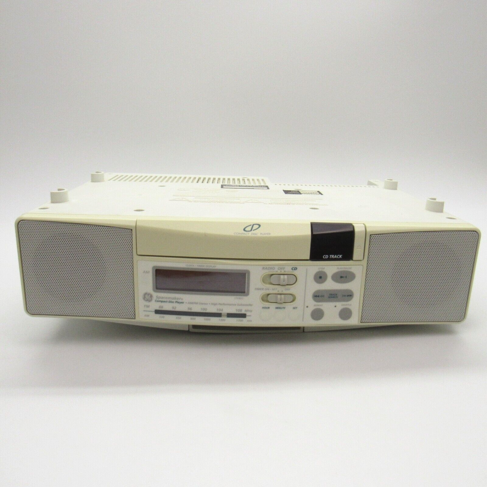 GE Spacemaker Kitchen Under Cabinet 7-4290G AM FM Radio CD