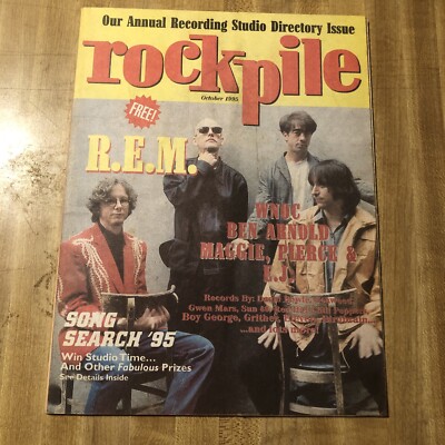 ROCKPILE MAGAZINE R.E.M. ON COVER OCTOBER 1995