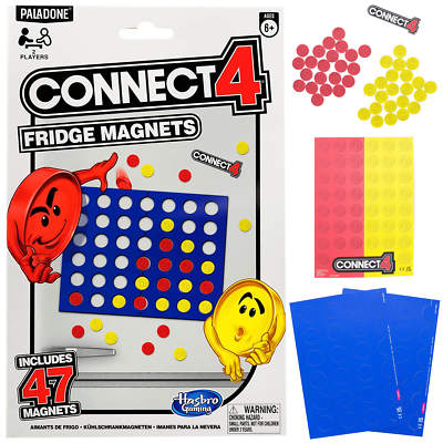Connect 4 Fridge Magnet Board Game 47 Refrigerator Magnets Toys Games Fun
