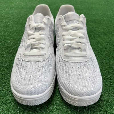 Nike Air Force 1 Flyknit 2 White Pure Platinum Mens AV3042-100 VNDS Sz 8.5 The Air Force 1 Flyknit 2 “Pure Platinum” (Style AV3042-100  main image 4