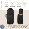Omebaige Trumpet BGR Rectangular Case, Nylon Material 1200D Trumpet Case, Built-in Backpack Straps Trumpet Bag