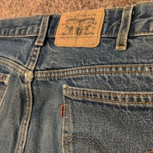 Vintage Levi's Orange Tab Denim Jeans Men's 36x26 CUT Wide Vintage Levi's Orange Tab Denim Jeans Men's 36x26 CUT Wide