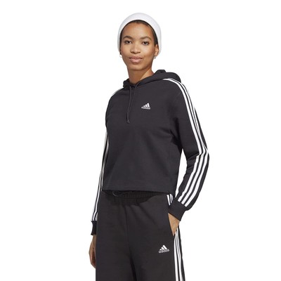 

Женская одежда adidas Essentials 3-полосная укороченная толстовка из френч-терри