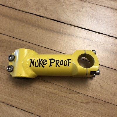 yellow mtb stem