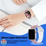 Cartoon Animal Ladybugs Watch Bands Compatible with Apple Watch 38mm 40mm 41mm for Women Men Silicone Wristbands Strap Replacement for IWatch Series SE 8 7 6 5 4 3 2 1