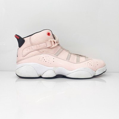 

Nike Girls Air Jordan 6 Rings 323432-602 Розовые баскетбольные кроссовки Размер 3Y, Розовый, Air Jordan 6 Rings