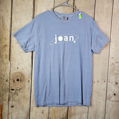 Joan Band T Shirt Medium Blue Indie Rock Alternative Music Tee