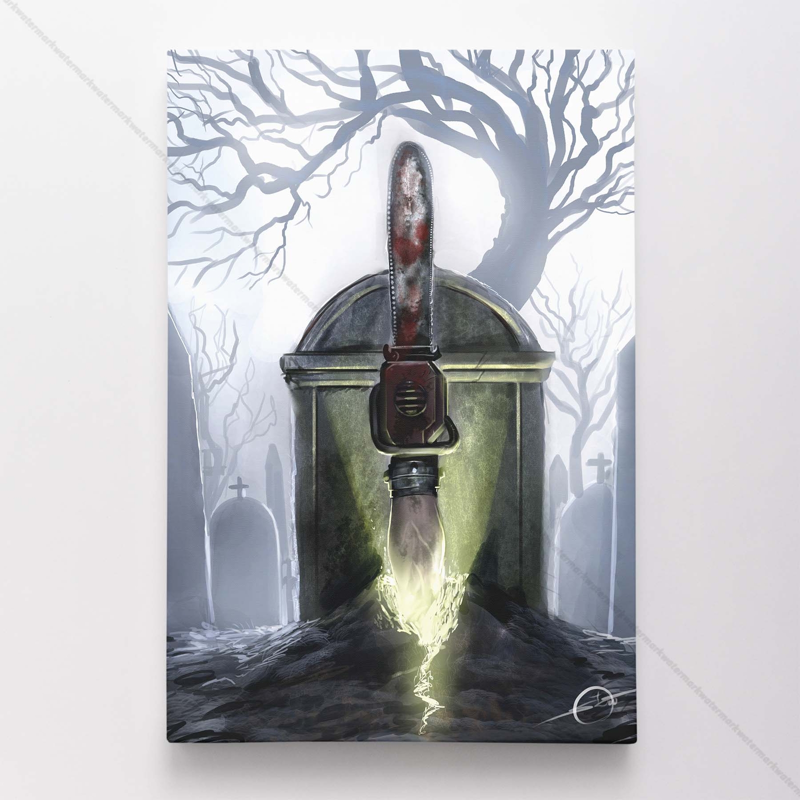 Army of Darkness Poster Canvas Evil Dead Ash Movie Art Print #128