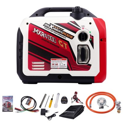 Generator Inverter 3200W Petrol/LPG Electric Start +Bluetooth App Power Supply