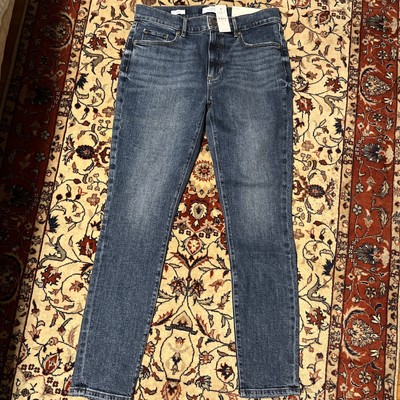 LOFT Women's The Skinny Mid-Rise Jeans 30x28 Medium Blue NWT $69.99