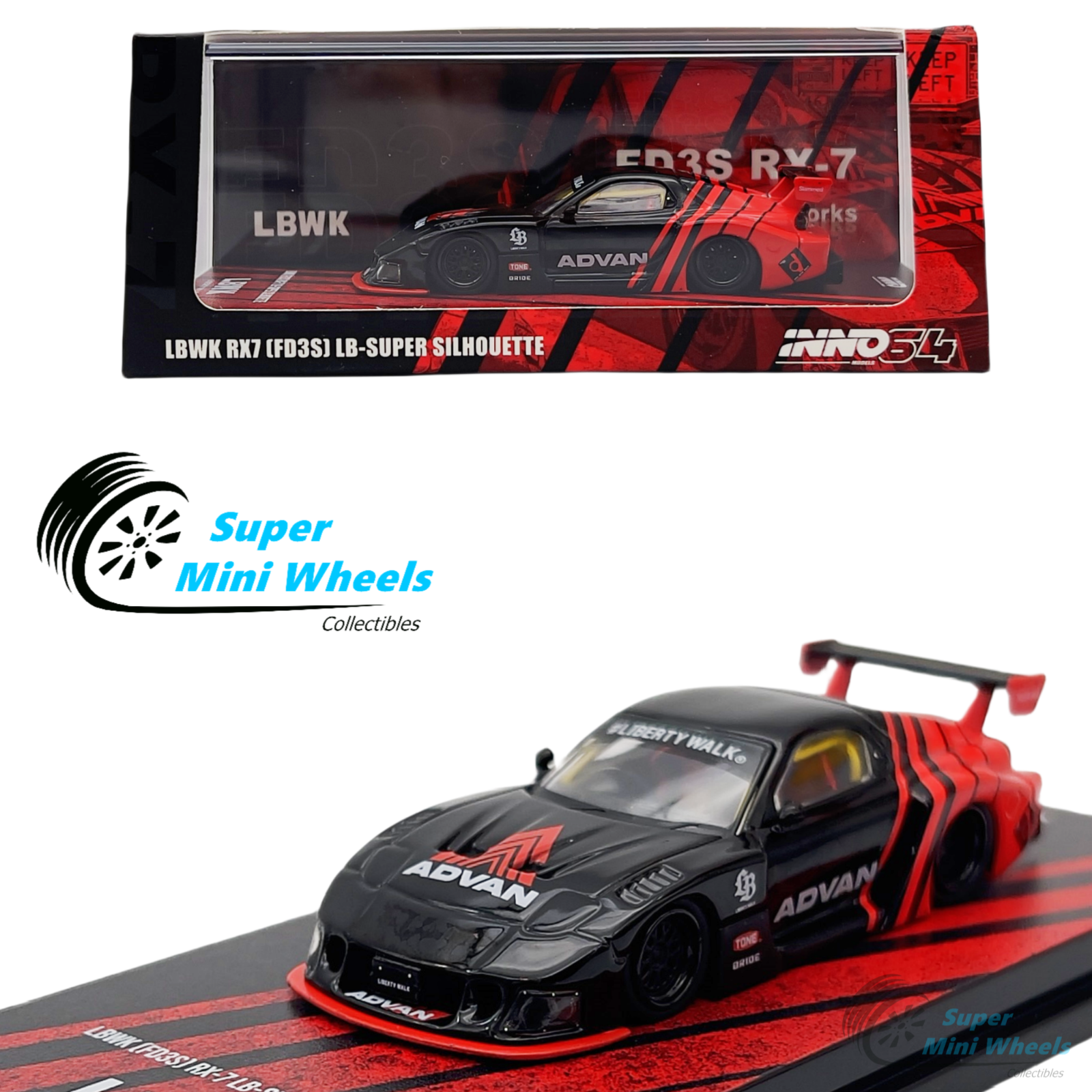 イノモデル INNO64 1/64 LBWK マツダ RX7 fd3s 3セット イノモデル INNO64 1⁄64 LBWK マツダ RX7 fd3s BAPE 1⁄64 Inno64 Mazda