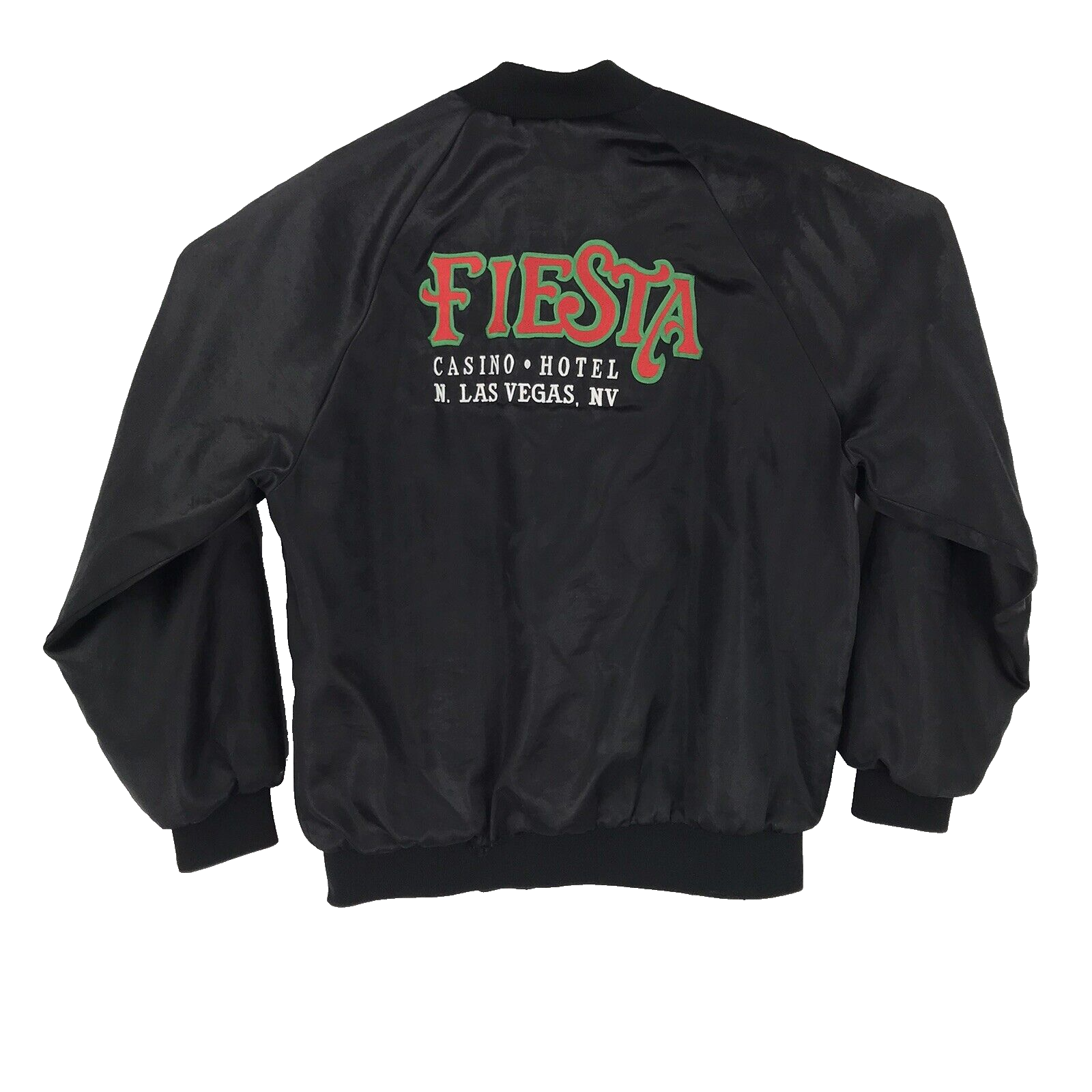 【VTG】US MADE テーラードジャケット カジノ ラスベガス 80's Men Large Vintage Fiesta Casino Hotel Las Vegas Nevada Satin
