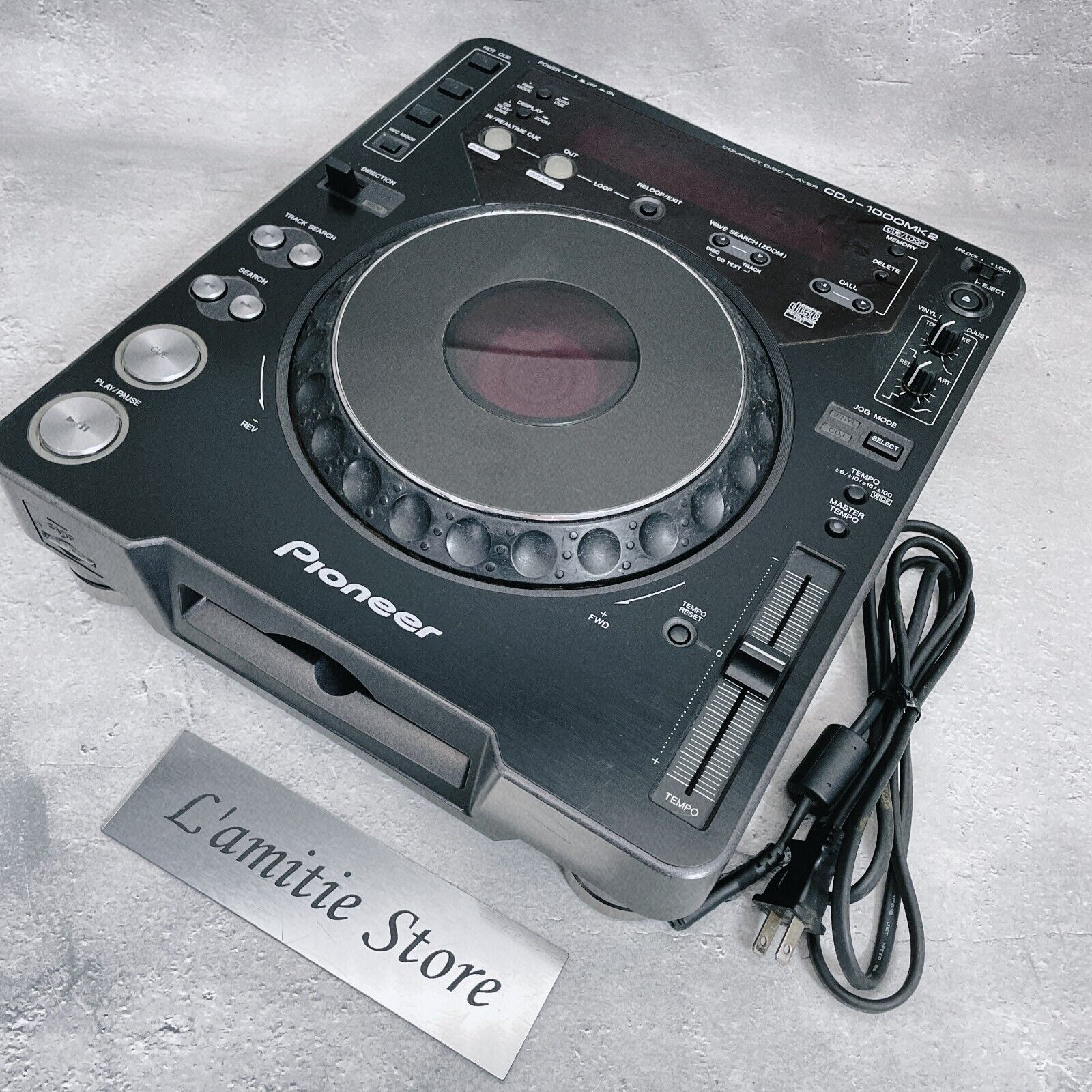Pioneer DJ CDJ-1000MK2 CD Turntable Japan Black CDJ1000MK2 Pioneer DJ CDJ-1000MK2 CD Turntable Japan Black CDJ1000MK2