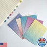 10 Sheets Monthly Adhesive Index Tabs Colorful Monthly Separator Tabs for Office Study Planners Organizations (Summer)
