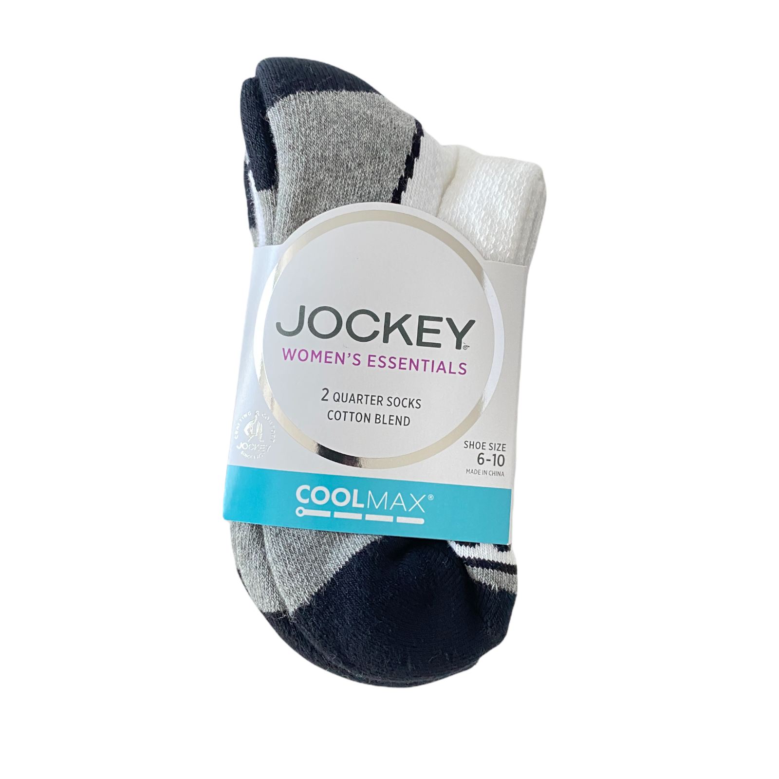 Women's Coolmax Performance Quarter Socks - 2 Pack New
