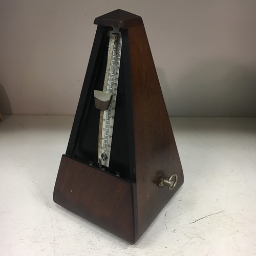 Wittner Wood Key Wound Metronome Made In Germany Works Great!