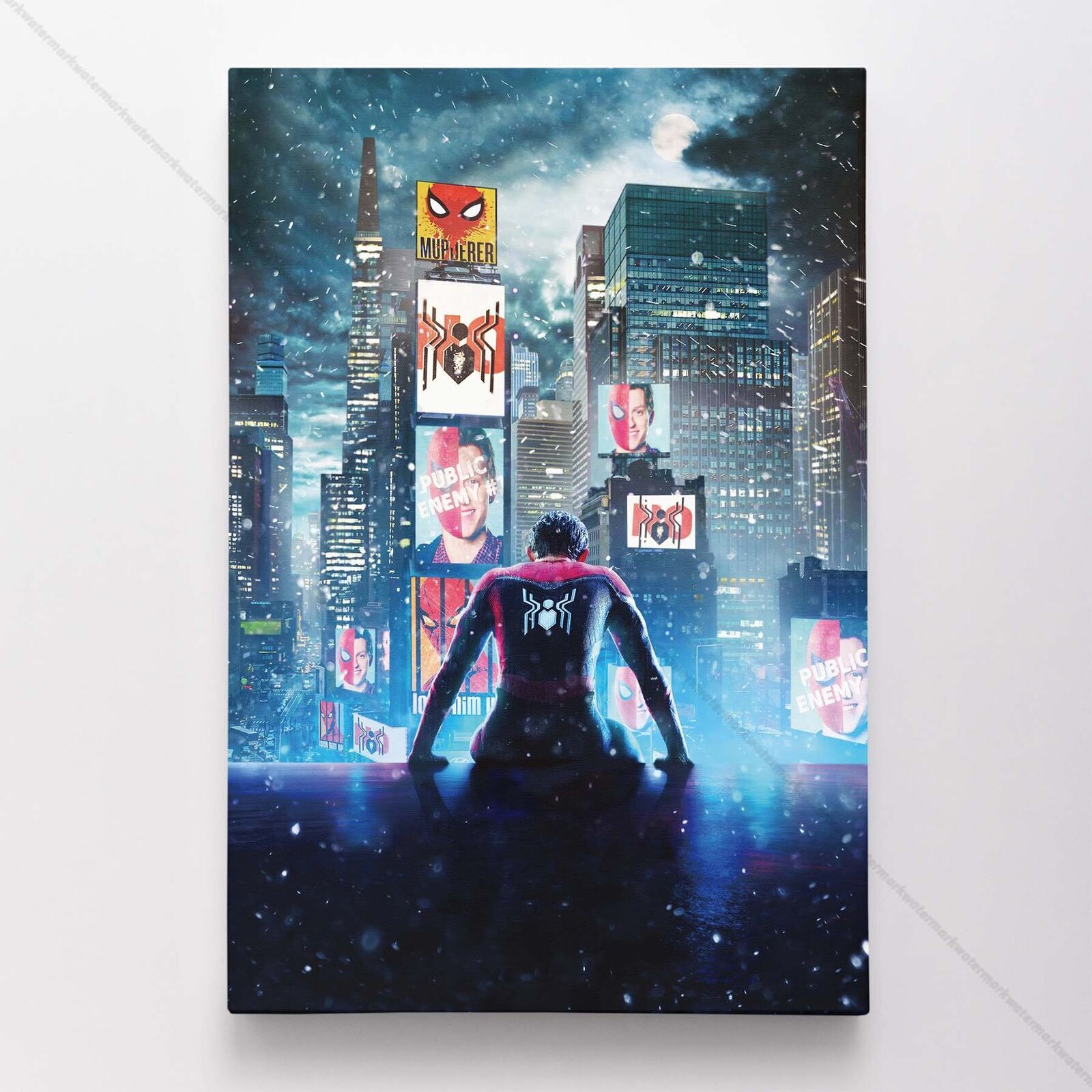 Spider-Man Poster Canvas Avengers Spiderman No Way Home Movie Marvel Print #5936