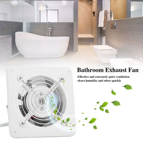 4" 6" 7" 8" 10" Exhaust Fan Ventilation Extractor Fan Wall-Mounted Square Blower