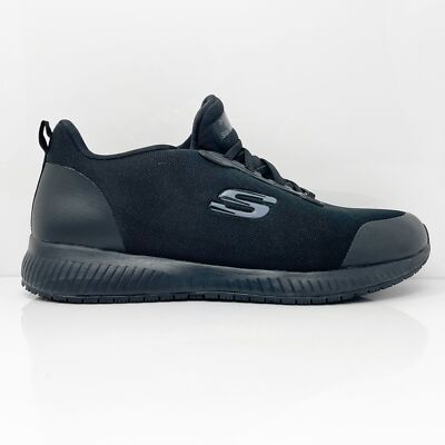 

Женские кроссовки Skechers Work Squad 77222W, черные кроссовки, размер 11, Черный, Work Squad