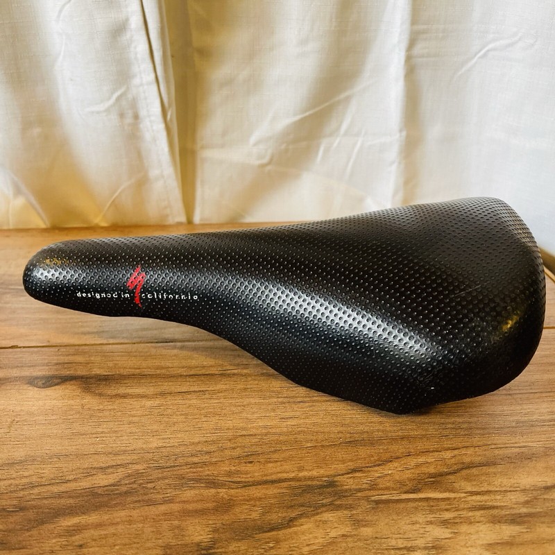 90s Specialized Mountain Bike Saddle Black Designed in California