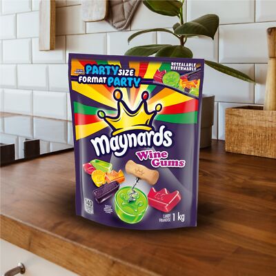 Maynards Wine Gums Candy Gummy Candy Bulk Candy Party Size 1 kg & Sour Patch ...