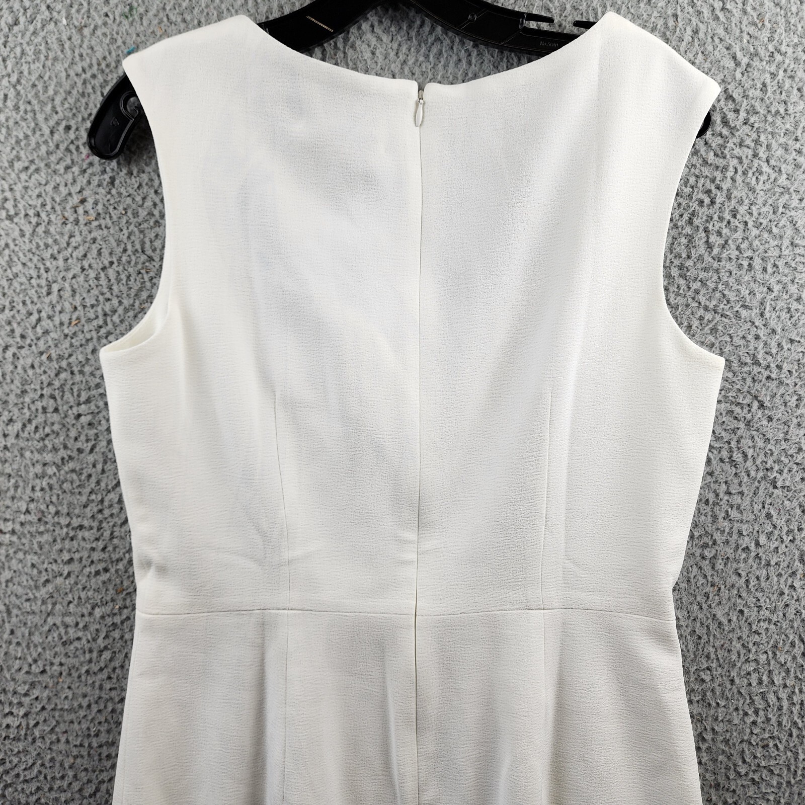 Chiara Boni La Petite Robe Dress Women's 48/12 White Sweetheart Neck Zip Closure - Picture 12 of 13