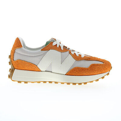 New Balance 327 U327SA Мужские оранжевые замшевые кроссовки Lifestyle на шнуровке