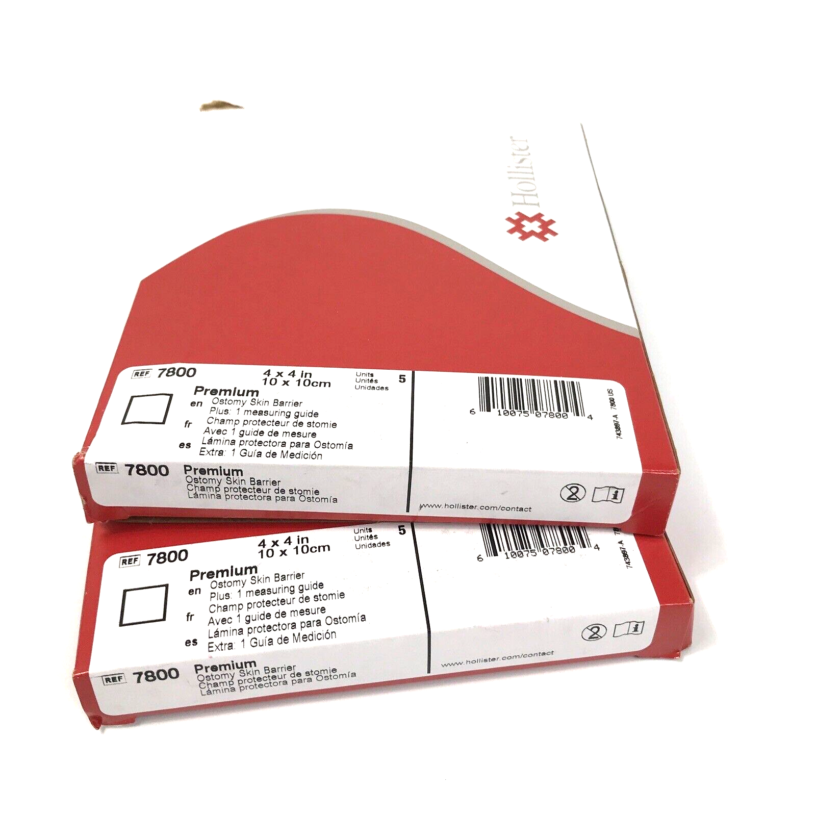 Hollister 7800 Trim to Fit Skin Barrier 10 Wafers No Flange 2 Boxes- Expire 2029
