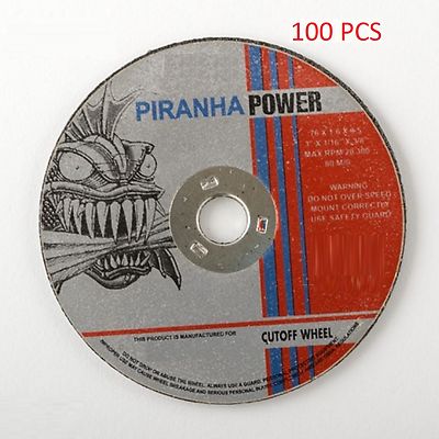 40 100pcs 41  CutOff Wheel 3quot X 116quot X 38quot 40Pirahna Power41 